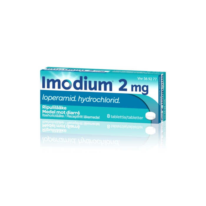 IMODIUM tabletti, kalvopäällysteinen 2 mg 8 fol kuva 3