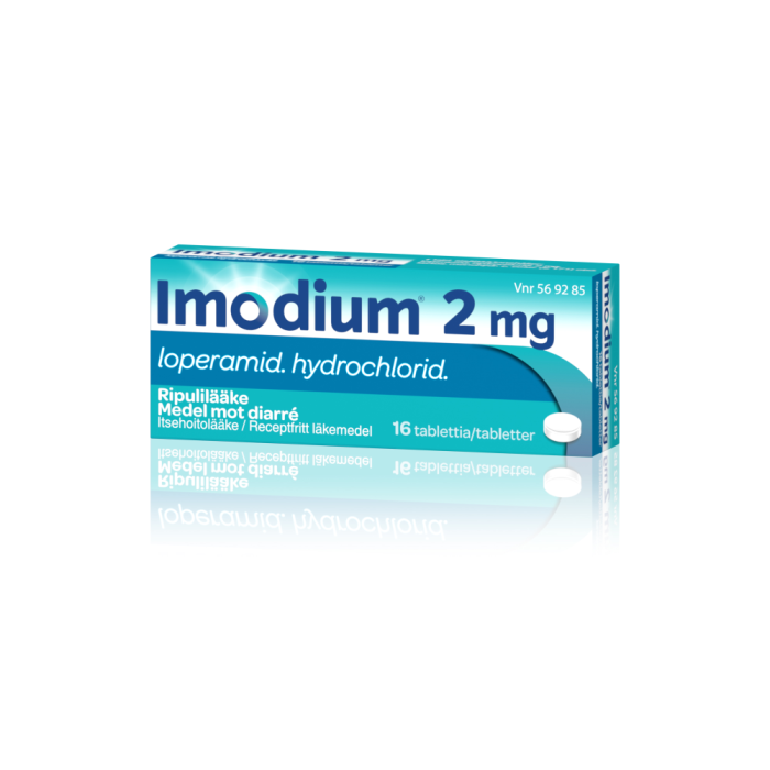 IMODIUM tabletti, kalvopäällysteinen 2 mg 16 fol kuva 3
