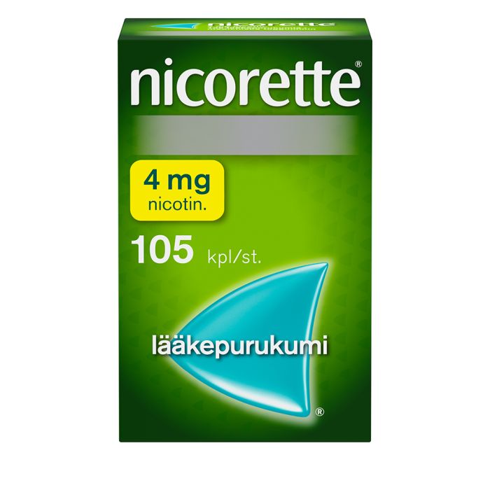 NICORETTE lääkepurukumi 4 mg 105 fol kuva 1