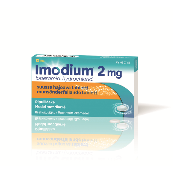 IMODIUM tabletti, suussa hajoava 2 mg 12 fol kuva 3