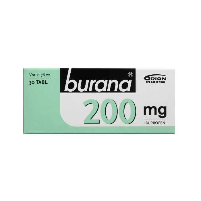 BURANA tabletti, kalvopäällysteinen 200 mg 30 fol kuva 3