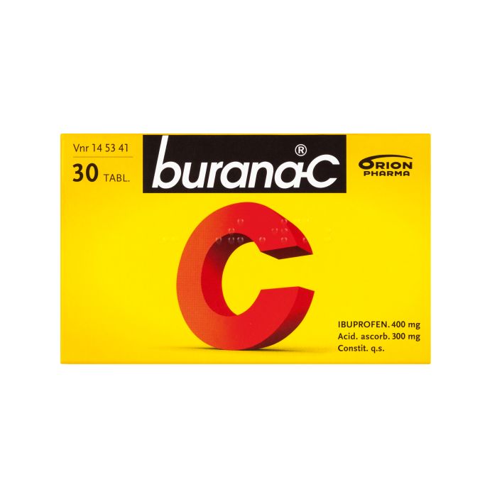 BURANA-C tabletti, kalvopäällysteinen 400/300 mg 30 fol kuva 1