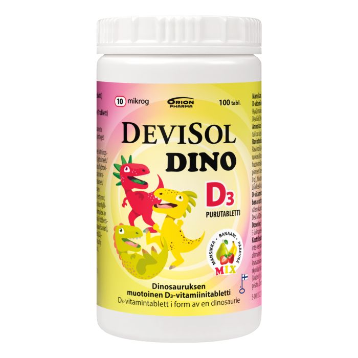 Devisol Dino mix 10 mikrog 100 purutabl kuva 5