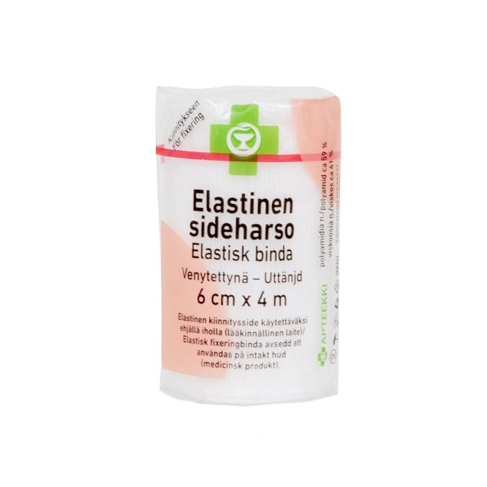 APTEEKKI Sideharso elastinen 6 cm x 4 m 1 kpl