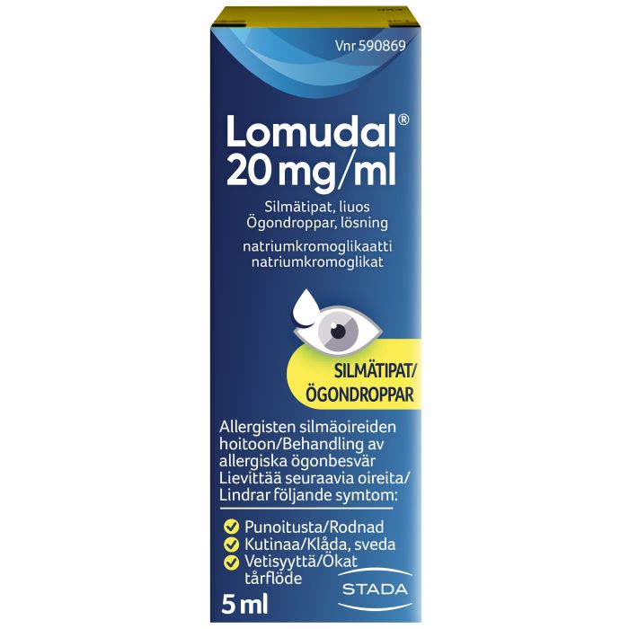 LOMUDAL silmätipat, liuos 20 mg/ml 5 ml kuva 1