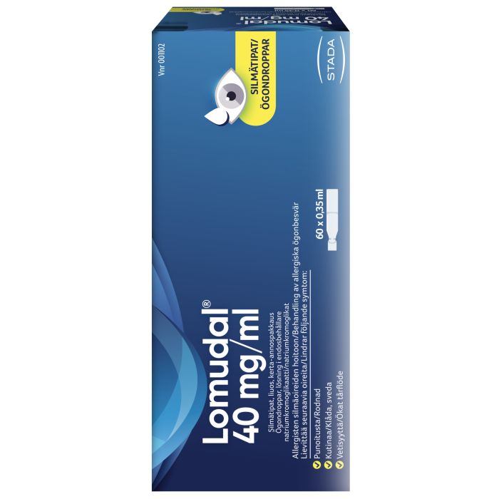 LOMUDAL silmätipat, liuos, kerta-annospakkaus 40 mg/ml 60 x 0,35 ml kuva 2