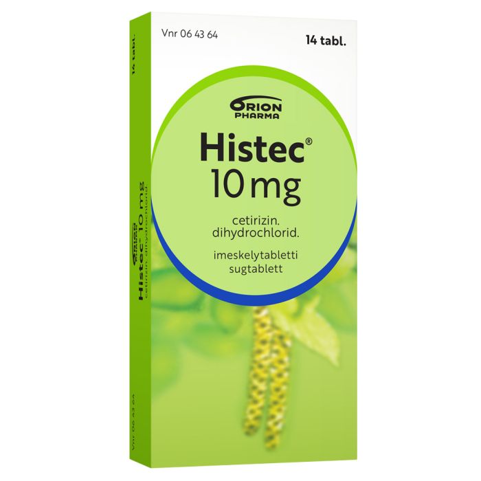 HISTEC imeskelytabletti 10 mg 14 fol kuva 2