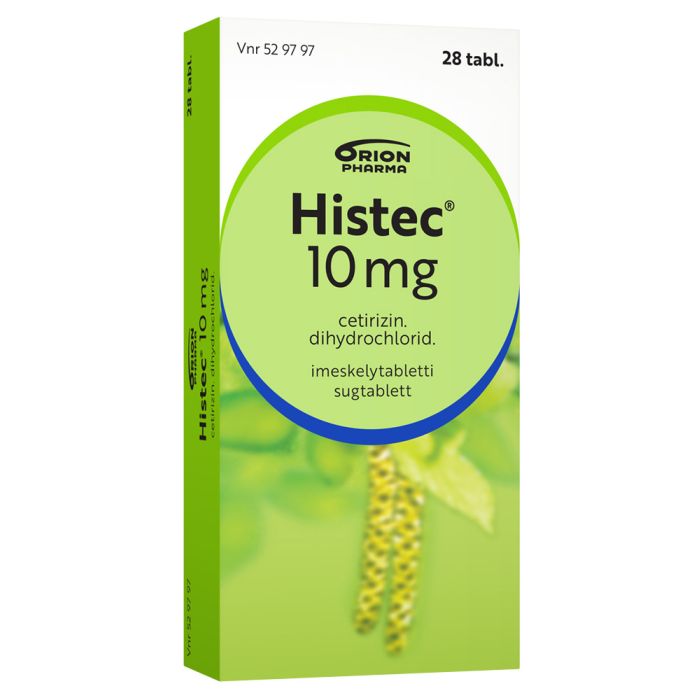HISTEC imeskelytabletti 10 mg 28 fol kuva 3