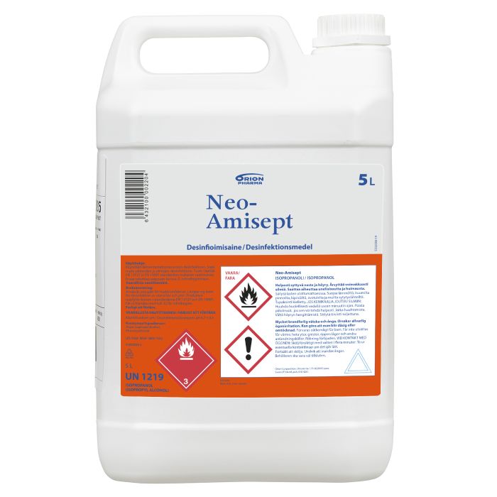 NEO-AMISEPT DESINFIOINTIAINE, LIUOS 5 l kuva 3