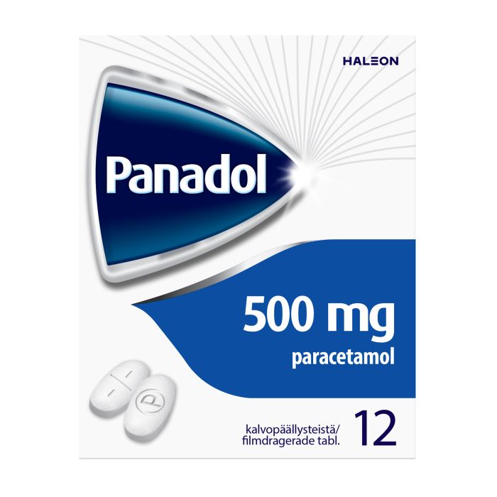 PANADOL tabletti, kalvopäällysteinen 500 mg 12 fol kuva 13