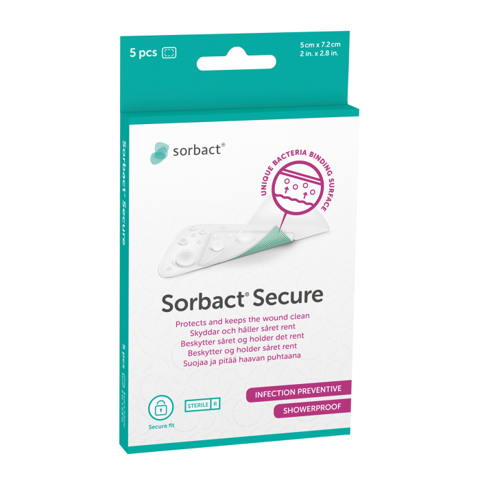 Sorbact Secure 5 cm x 7,2 cm (98147) 5 kpl kuva 2