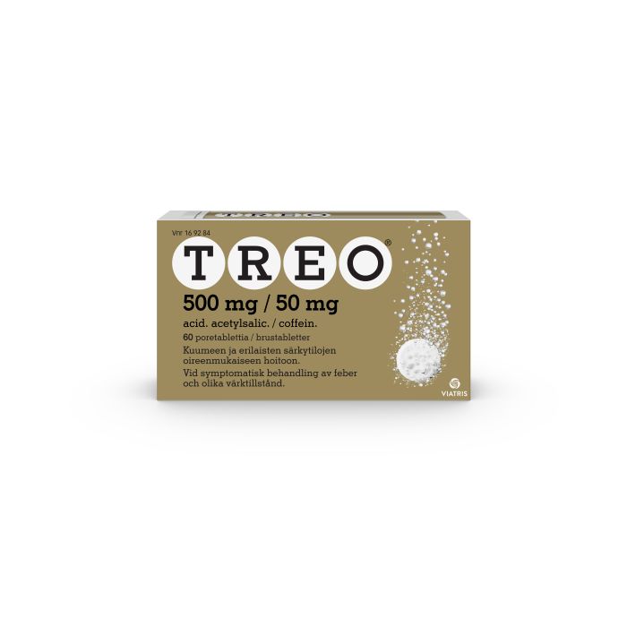 TREO poretabletti 500/50 mg 60 kpl kuva 1