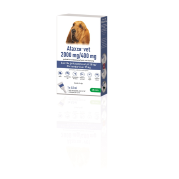 Ataxxa vet paikallisvaleluliuos 2000 mg / 400 mg 1 x 4 ml