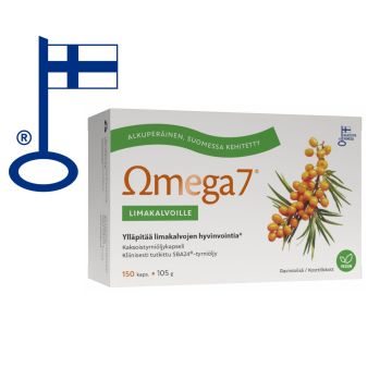 Omega7 Kaksoistyrniöljy FIN 150 kaps