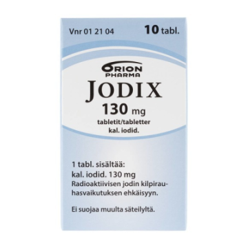 JODIX tabletti 130 mg 10 kpl