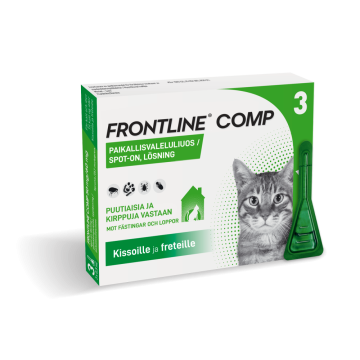Frontline Comp paikallisvaleluliuos 50 mg / 60 mg 3 x 0.5 ml