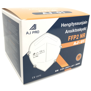 AJ Pro FFP2 NR korvalenkeillä 20 kpl