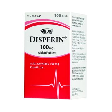 DISPERIN tabletti 100 mg 100 kpl