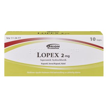 LOPEX kapseli, kova 2 mg 10 fol