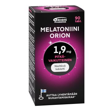 MELATONIINI ORION 1,9 MG PITKÄVAIK. 90 TABL