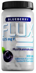 Flux Fluortablett Blueberry 0,25 mg F/tabl 300 sugtabletter / 107 g