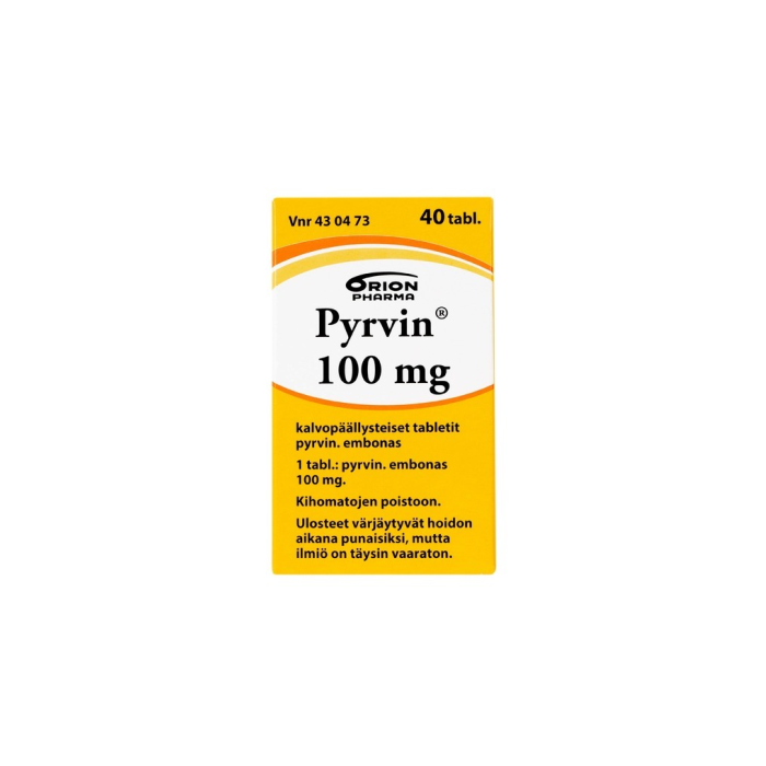 1000001380_PYRVIN_100_mg_tabl_kalvopaall_40_kpl_pakkauskuva_Pakkauskuva20365_jpg