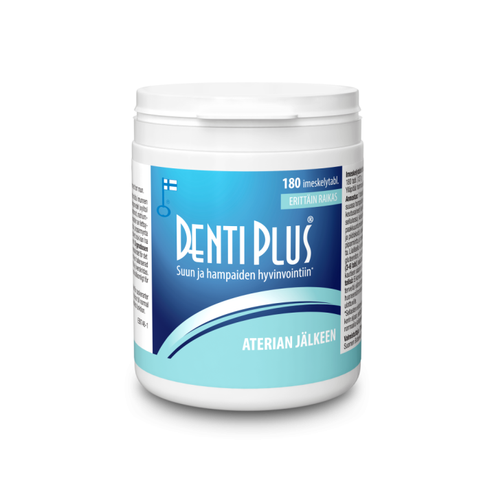 1000020678_Dentiplus_Erittain_raikas_180_tabl_pakkauskuva_Pakkauskuva18252_png