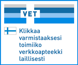 Laillinen apteekin verkkopalvelu/eläinlääkkeet